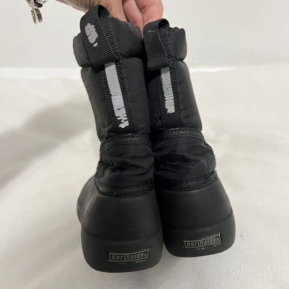 Northside 3M Thinsulate Winter Snow Boot Size 10 Black Insulated Water Resistant - Picture 4 of 9